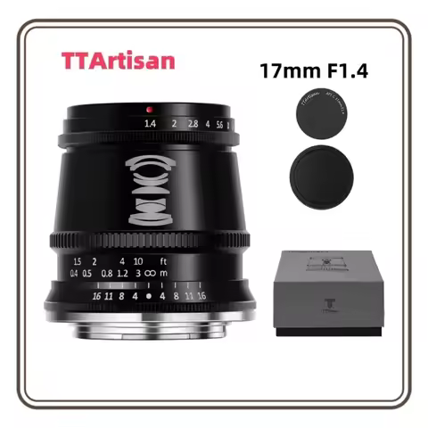 TTArtisan 17mm F1.4 APS-C Cameras Lens Manual Focus MF for Fuji X M43 Sony E Leica L Nikon Z Canon E