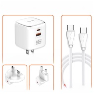 ชาร์จเร็ว GaN 65W เวอร์ชั่นฮ่องกง ชาร์จ USB-C 4 ช่อง ชาร์จโน้ตบุ๊กอเนกประสงค์สำหรับเดินทาง