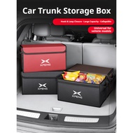 For Xpeng Xiaopeng P5 P7 P7+ P7i M03 G3 G3i G6 G7 G9 X9 Car Trunk Foldable Storage Box Large-Capacit
