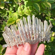 AUTU Quartz Headband Handmade for Head Hoop Alloy Wire Entangle Daily Hair Decoration