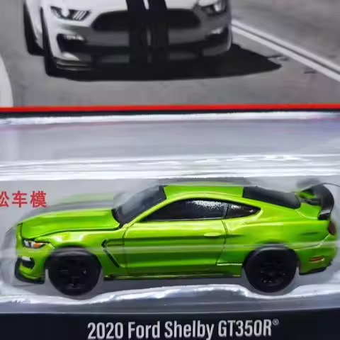 GreenLight 1: 64 Commemorative Series 16-2020 Ford Shelby GT350R-60th Anniversary Edition (1962) Adv