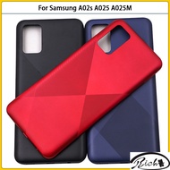 New For Samsung A02S A025 A025M Plastic Battery Back Cover A02S Rear Door Housing Case Chassis Panel