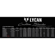 blank lycan pe 0,6-1,2 1-3 2-4 3-6 4-8 5-10 bgame pe 5-16 jging 180cm