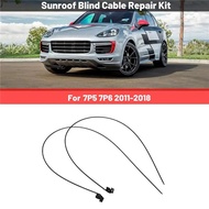 yolandd -2ชิ้น/ชุดหลังคารับแดดของรถยนต์สายเคเบิ้ลตาบอดชุดซ่อมสำหรับ Cayenne VW Touareg 7P6 7P5 2011-