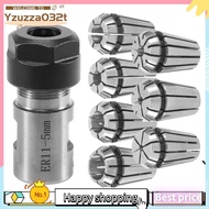 7Pcs ER11 1-7mm Spring Collets with ER11A 5mm Motor Shaft Holder Extension Rod