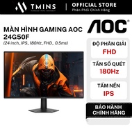 AOC 24G50F Gaming Monitor (24 inch_IPS_180Hz_FHD_ 0.5ms) - Genuine Product
