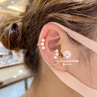 ✲♧▣COCOSHNIK Japanese fashion simple 10K gold freshwater pearl ear clip earrings soso rabbit Japan p