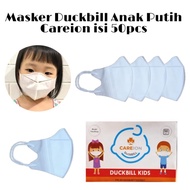 Terlaris Duckbill Careion Anak Earloop 50pcs | Masker Anak Duckbill
