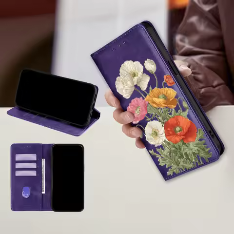 Popular Wallet Magnetic Leather Flip Case For Realme Narzo 70 70X 50A 30 20 Pro Note 50 60X N63 N55 