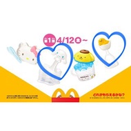 McDonald's 日本麥當勞 ✖️三麗鷗 Sanrio Characters 2024年角色大賞合作商品：快樂兒童餐玩具/扮家家/廚房用具 期間限定(蛋黃哥 搗碎器壓泥器具/大耳狗 星星造型飯糰模