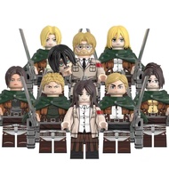 พร้อมส่งในไทย 🚚 ตัวต่อมินิฟิกเกอร์ อนิเมะญี่ปุ่น Attack On Titan ( ผ่าพิภพไททัน )