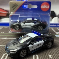 Germany SIKU SIKU Alloy Car 1533 BMW i8 Police Car Model Toy Children Hot Wheels Boxed Gift