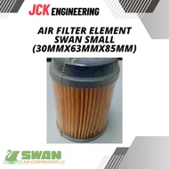 SWAN AIR FILTER SWAN AIR COMPRESSOR AIR FILTER ELEMENT SWAN SMALL (30mmx63mmx85mm) ANGIN KOMPRESSOR 