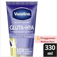 Vaseline Healthy Bright Gluta Hya Serum Burst 200ml / 330ml Original Thailand (Flawless Bright / Dewy Radiance / Peptide Serum Overnight Repair UV Lotion)