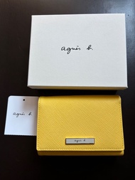 Agnes B 全新黃色銀包
