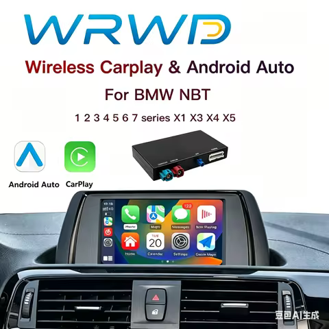 Wireless CarPlay Android Auto for BMW NBT CIC 1-7 Series X1-X6 MINI MINI E60 E84 E70 F20 F21 F25 F26