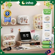 INHO L15-37cm Blind Box Storage Display Case Toy Figure Organizer Clear Display Cabinet