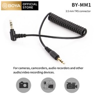 BOYA 3.5mm Male TRS to 3.5mm Male TRS/TRRS Output Camera Smartphone Cable TRS TRRS Cord for BY-MM1 Microphone