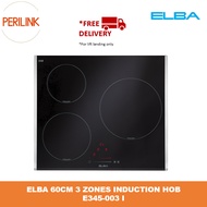 ELBA 60CM 3 ZONES INDUCTION HOB  E345-003 I