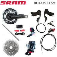 Sram Red ETap AXS 2X12S Groupset เบรคไฮดรอลิก Ddisc ถนน ETap AXS E1 Groupset Crankset ระบบ Shift-Bra