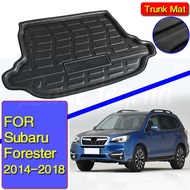 Car Rear Boot Cargo Liner Trunk Floor Carpets Tray Mats Pad Mat Carpet For Subaru Forester 4th gener