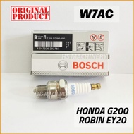 Original BOSCH W7AC Spark Plug Gasoline Engine Honda G200 Robin EY20