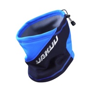 【野YAKYU】流線剪接造型護頸套 - 藍/深藍