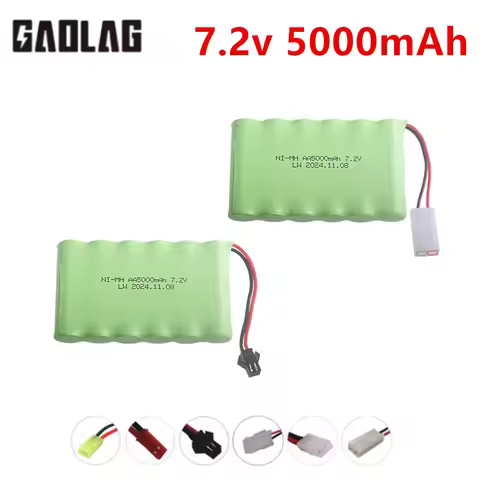 7.2V 5000mah upgrade NI-MH AA 3000mah Rechargeable Battery For Remote Control Toys Electric Car part