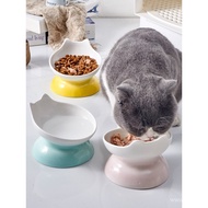 Mangkuk Kucing Seramik Hocc Mangkuk Makanan Kucing Melindungi Leher Kucing Makanan Kucing Mangkuk Ku