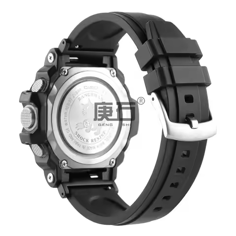 Fluorine Rubber Watch band Strap for Casio GW-9400 GW-9300 G-9400 G-9300 G-9200 GW-9200 GW-9101 GW-9