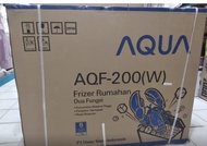 chest freezer box aqua 200 liter