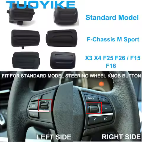 Car Steering Wheel Left Right Button Control Knob For BMW F30 F35 F10 F11 F18 F12 F13 F01 F02 M Spor