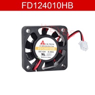 New For Y.S.TECH FD124010HB DC12V 0.09A Two Lines Cooling Fan