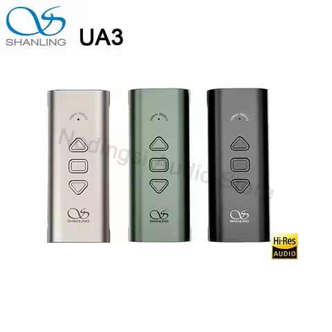 SHANLING UA3 Portable USB DAC Headphone Amplifier HiFi Hi-Res Audio Amplifier AKM AK4493SEQ DAC Type