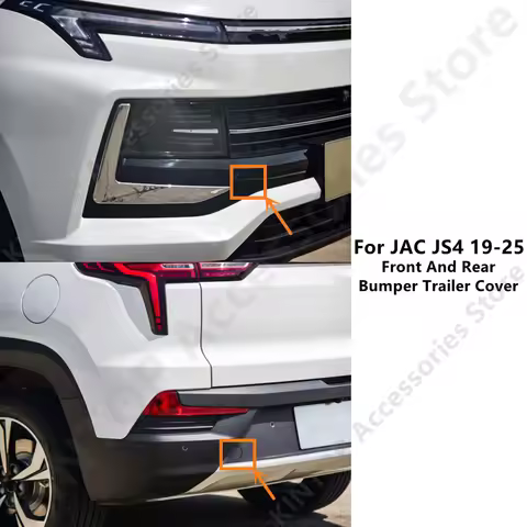 For JAC JS4 19-25 Front And Rear Bumper Trailer Cover,Auto Exterior Parts Modification Protection Ac