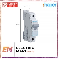 Hager NB120 Single Module 1 Pole Type B 20A 10kA Miniature Circuit Breaker (MCB)