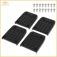 JL 4lots Secure Fit Stilts Foot Pad Rubber Antislip for Decoration Construction Outdoor Event Includ