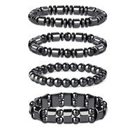 黑曜石手镯|Blessed 已祈福gelang磁吸Obsidian Bracelet 0.00 Barang Free Shipping for Men and Women