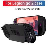 For Lenovo Legion GO 2 Cover TPU Protective Case Shockproof Protector Cover for Legion GO With Stand