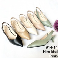 Short heels stripe back doff 4cm by TMT Import high quality fashion shoes women's shoes back strap