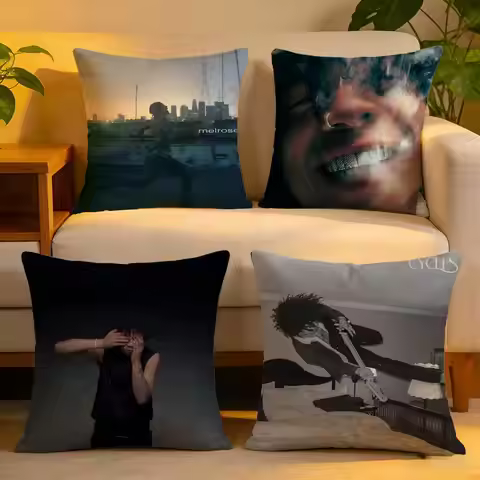 Cushion Cover Linen Skin-Friendly Soft Decorative Case For Sofa Home Decor HipHop Singer I-Iann Dior