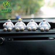 NAESV Baymax Robot Figure, Big White Model Toy Big Hero Doll, Kids Toy Cartoon Resin Desktop Baymax 