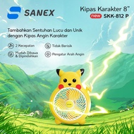 SANEX Cute Character Table Fan 8 Inch SKK-812 P Box Fan Pika chu