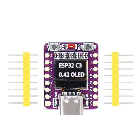 ESP32-C3 OLED development board with 0.42 inch OLED module ceramic antenna ESP32 supermini developme