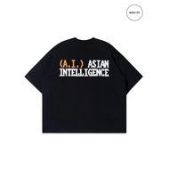 AGAINST LAB AI BOXY TEE (BLACK)