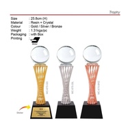 Trophy Crystal Exclusive Award