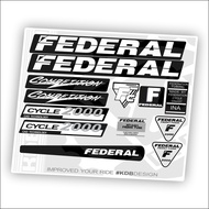 FEDERAL COMPETITION frame Klaten decal bike federal bicycle sticker