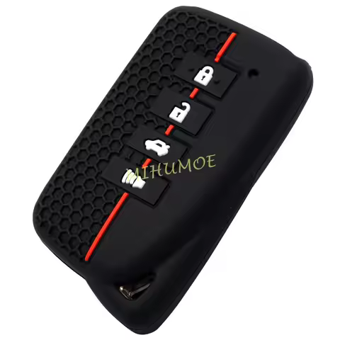 For Lexus 4 Buttons Silicone Car Remote Key Fob Case Cover Chain Shell Holder RX350 RC300 IS300 ES35