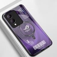Case For VIVO Y17s Y36i 5G Y28 5G G2 5G Phone Symbol Glass Shell Shockproof