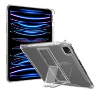 iPad 10 2022 Air 5 4 3 2 1 Clear Shockproof Case For iPad Pro 11 12.9 9 10.2 10.5 Mini 6 5 4 3 1 with Pencil Holder Stand TPU Case Cover